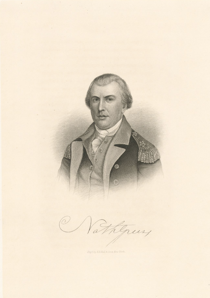 The Miriam and Ira D. Wallach Division of Art, Prints and Photographs: Print Collection, The New York Public Library. “Nath [Nathanael] Greene.” New York Public Library Digital Collections.